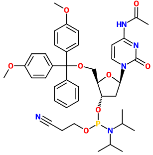 (image for) MC082105 5'-O-DMT-N4-Acetyl-2'-deoxycytidine 3'-CE phosphoramidite